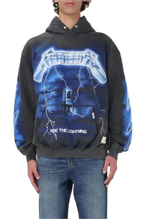 Represent Homme, Sweatshirts et sweats à capuche, Multicolore, Taille: M Ride The Lightning Sweat à capuche