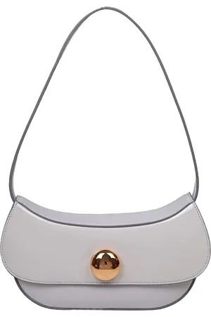 Marni Femme, Sacs, Gris, Taille: ONE Size Sac à main en cuir élégant pour femmes