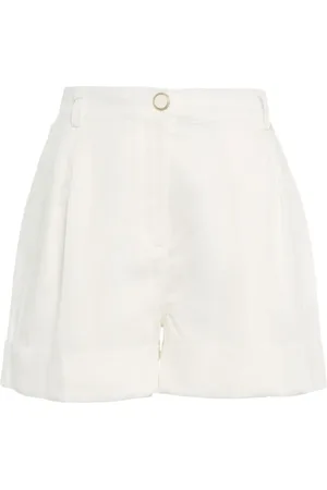 Liu Jo Femme, Shorts, Blanc, Taille: 40 FR Shorts Bermuda Blanc Design Élégant
