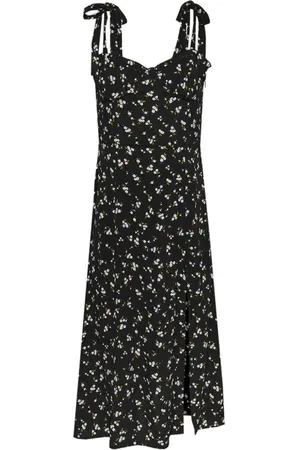 Tommy Hilfiger Femme, Robes, Noir, Taille: 36 FR Robe sans manches en viscose à imprimé floral