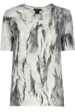 AVANT TOI Femme, Tops, Gris, Taille: 42 FR T-shirt Gris en Mélange de Soie Col Rond