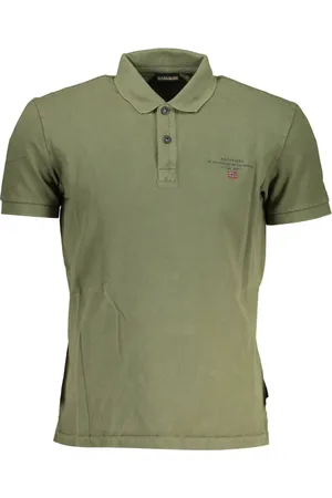 Napapijri Homme, Tops, Vert, Taille: M Polo Manches Courtes Vert Homme