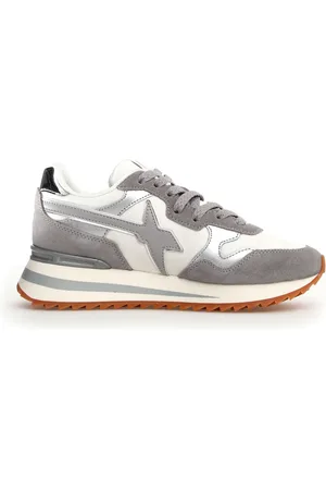 W6YZ Femme, Chaussures, Gris, Taille: 38 EU Baskets Grises à Imprimé Animal pour Femmes