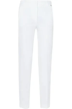 Liu Jo Femme, Pantalons, Blanc, Taille: 36 FR Pantalon Femme Star