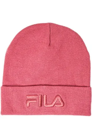 Fila Homme, Accessoires, Rose, Taille: ONE Size Bonnet Rose en Tricot