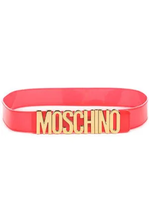 Moschino Femme, Accessoires, Rouge, Taille: S Ceinture Rouge avec Logo Ss23