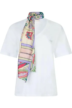 Liu Jo Femme, Tops, Multicolore, Taille: 40 FR T-Shirt Mode Manches Courtes