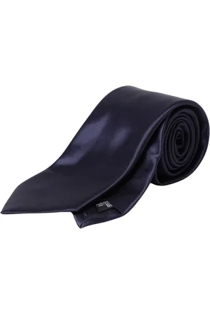 Emporio Armani Homme, Accessoires, Bleu, Taille: ONE Size Cravate Classique Bleue en Soie