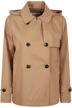 HERNO Femme, Manteaux, Brun, Taille: 40 FR Manteau Élégant Marron pour Femmes