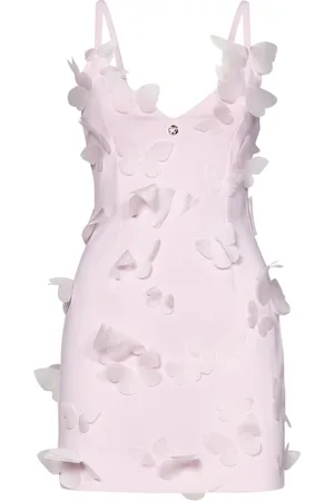 COPERNI Femme, Robes, Rose, Taille: 36 FR Robe Mini Rose avec Application Papillon