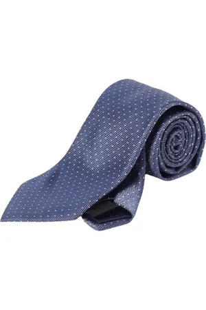 Michael Kors Homme, Accessoires, Bleu, Taille: ONE Size Cravate à pois bleus