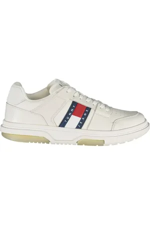 Tommy Hilfiger Homme, Chaussures, Blanc, Taille: 40 EU Baskets Homme Blancs lgants Confortables