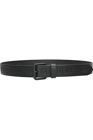Philipp Plein Homme, Accessoires, Noir, Taille: ONE Size Ceinture élégante pour hommes