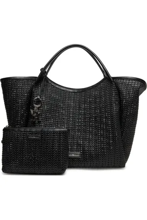 Emporio Armani Femme, Sacs, Noir, Taille: ONE Size Tissu en polyester avec revêtement en polyuréthane