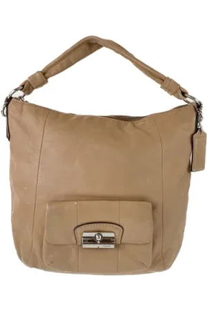 Coach Femme, Pre-owned, Brun, Taille: ONE Size Pre-owned Cuir sacs-ports-paule