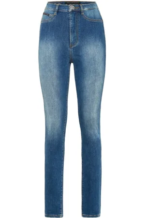 Philipp Plein Femme, Jeans, Bleu, Taille: W27 Jeggings élégants pour Femmes