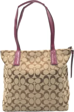Coach Femme, Pre-owned, Brun, Taille: ONE Size Pre-owned Toile cabas