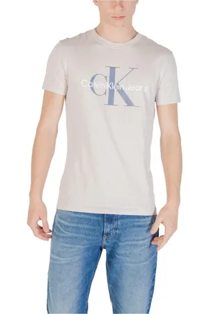 Calvin Klein Homme, Tops, , Taille: 2XL Square Neckline Print T-Shirt