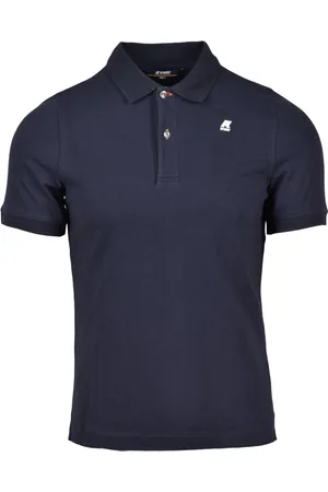 K-Way Homme, Tops, Bleu, Taille: 2XL Polo en coton et élasthanne