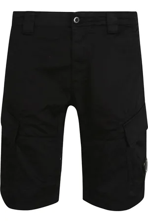 C.P. Company Homme, Shorts, Noir, Taille: M Shorts Cargo Noirs Coupe Regular