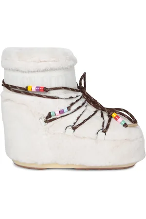 Moon Boot Femme, Chaussures, Blanc, Taille: 36 EU Bottes Blanches Style Élégant