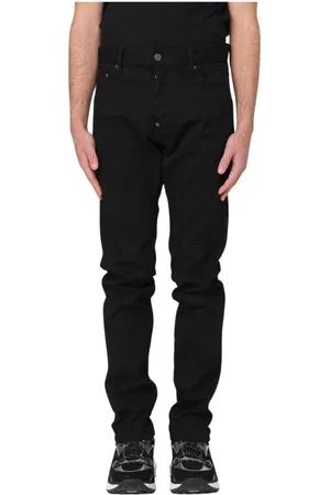 Dsquared2 Homme, Jeans, Noir, Taille: XS Jeans Coupe Droite Noir Homme