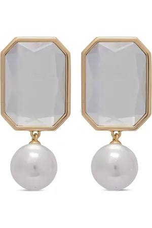 Self-Portrait Femme, Accessoires, Jaune, Taille: ONE Size Boucles d