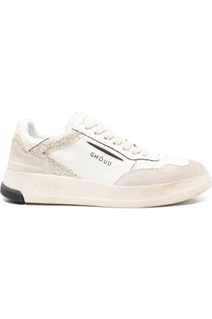 Ghoud Femme, Chaussures, , Taille: 37 EU Baskets Bianco e Argento pour femmes