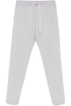 PT Torino Homme, Pantalons, Bleu, Taille: XL Pantalon Bleu à Cordon Élastique