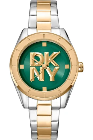 DKNY Femme, Accessoires, Gris, Taille: ONE Size Elegant Analog Quartz Watch with Clasp