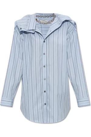 Y / PROJECT Femme, Blouses et Chemises, Bleu, Taille: 36 FR Chemise ample
