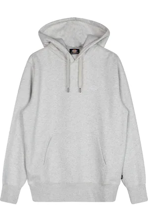 Dickies Homme, Sweatshirts et sweats à capuche, Gris, Taille: L Sweat à capuche gris à manches longues avec poche kangourou