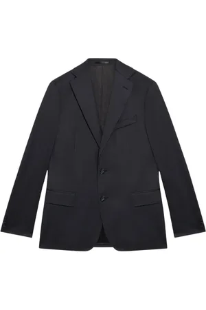 Brooks Brothers Homme, Costumes, Gris, Taille: L Blazer classique en laine vierge