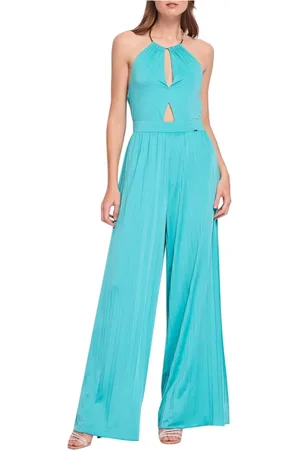 Gaudi Femme, Combinaisons et Ensembles, Vert, Taille: 36 FR Jumpsuit Vert avec Collier en Métal