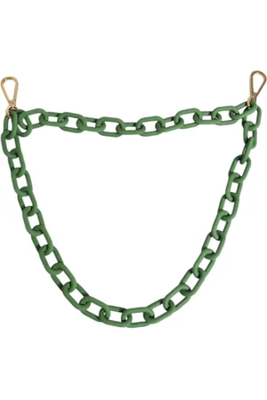 Dolce & Gabbana Femme, Sacs, Vert, Taille: ONE Size Chaîne de Portefeuille en Acrylique Vert