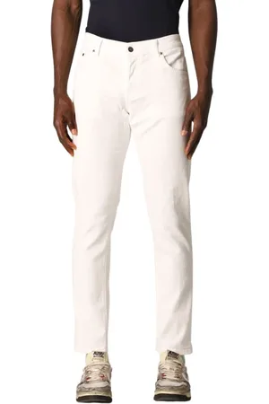 Dondup Homme, Jeans, Blanc, Taille: W36 Jeans Droits