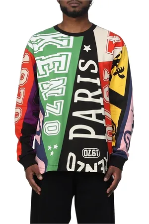 Kenzo Homme, Sweatshirts et sweats à capuche, Multicolore, Taille: S Pull Patchwork Rouge