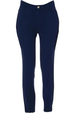 Liu Jo Femme, Pantalons, Bleu, Taille: 36 FR Pantalon slim taille haute bleu