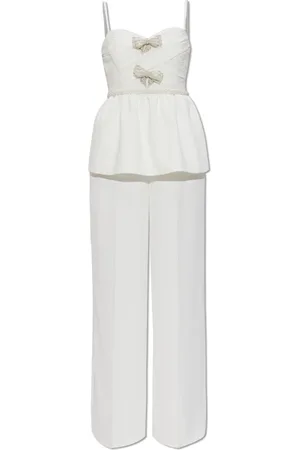 Self-Portrait Femme, Combinaisons et Ensembles, Blanc, Taille: 34 FR Jumpsuits & Playsuits