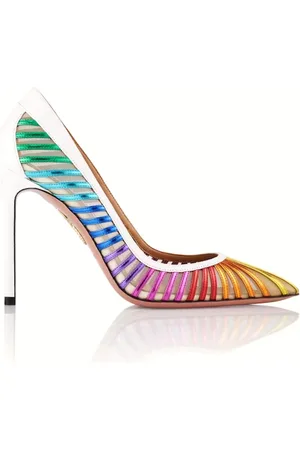 Aquazzura Femme, Chaussures, Multicolore, Taille: 36 1/2 EU Escarpins à talons hauts et bout pointu