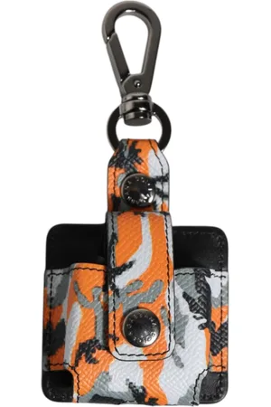 Dolce & Gabbana Unisex, Accessoires, Multicolore, Taille: ONE Size Étui Airpods en cuir camouflage multicolore
