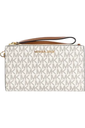 Michael Kors Femme, Accessoires, Gris, Taille: ONE Size Bracelet en cuir compact avec plusieurs compartiments