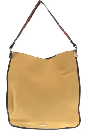 Gucci Femme, Pre-owned, Jaune, Taille: ONE Size Pre-owned Toile sacs-gucci