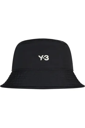Y-3 Unisex, Accessoires, Noir, Taille: ONE Size Chapeau de pêcheur en tissu technique noir