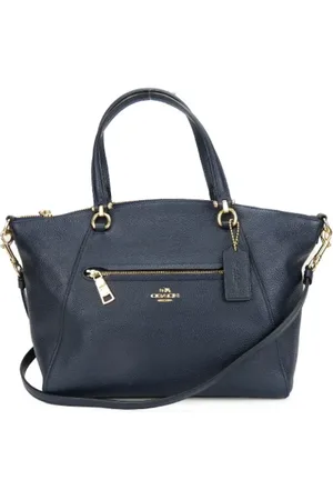Coach Femme, Pre-owned, Bleu, Taille: ONE Size Pre-owned Cuir sacs-main