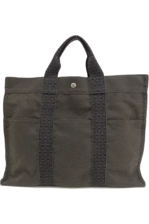 Hermès Femme, Pre-owned, Brun, Taille: ONE Size Pre-owned Toile sacs-main