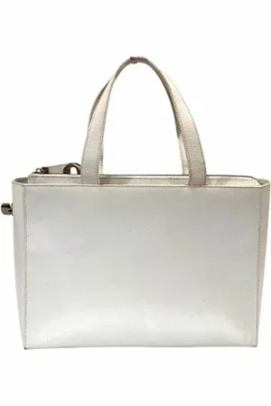 Céline Femme, Pre-owned, Blanc, Taille: ONE Size Pre-owned Cuir sacs-celine