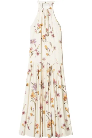 Twin-Set Femme, Robes, Multicolore, Taille: 38 FR Robe à Imprimé Floral Multicolore