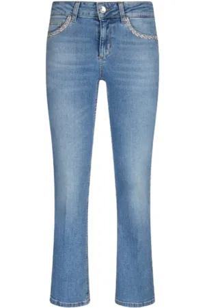Liu Jo Femme, Jeans, Bleu, Taille: W27 Jean Flare avec Strass