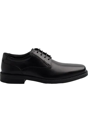 Clarks Homme, Chaussures, Noir, Taille: 41 EU Chaussures Habillées en Cuir Noir à Lacets